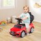 Costway Kids Ride on Push Car Mercedes-Benz Licensed 3-in-1 Sliding Car Blue/Red/White/Black/Pink